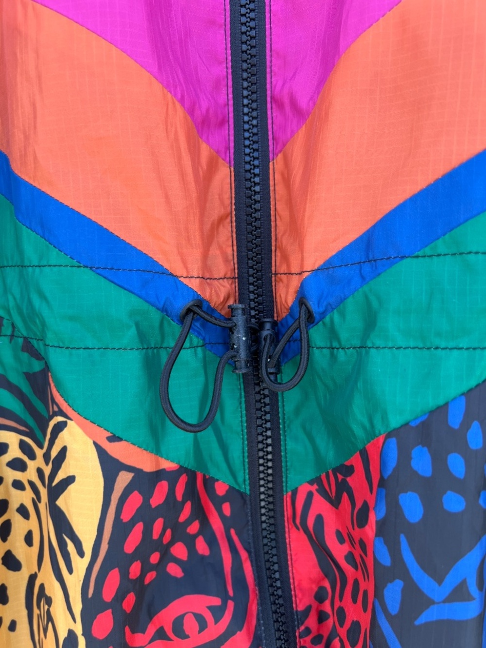 FARM Rio Colorful Leopard Windbreaker - Picture 6 of 8